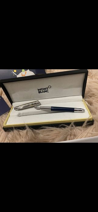 Stilou Mont Blanc micul print capac argintiu