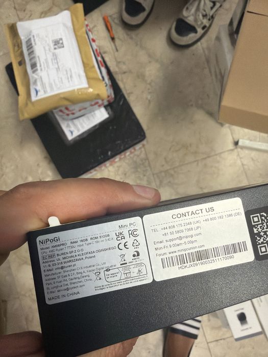 Mini Pc Nipogi Am06Pro ryzen 7 7730U 16gb 512gb nou sigilat