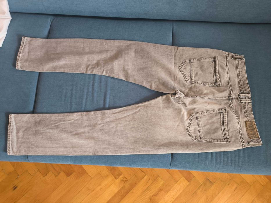 Лот мъжки панталони дънки Chino бежов панталон slim fit