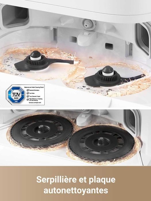 Прахосмукачка робот DREAME L40 Ultra, 11 000Pa, гореща вода до 65°C