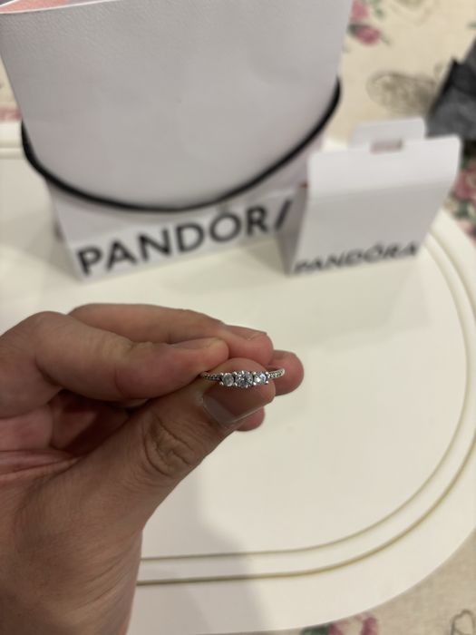Кольцо Pandora серебро