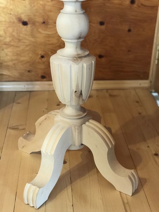 Масивна дървена основа за плот - крак за маса + ПОДАРЪК