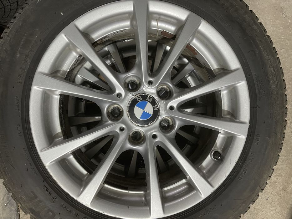Jante BMW seria 3, R16, anvelope de iarna folosite 1 sezon !