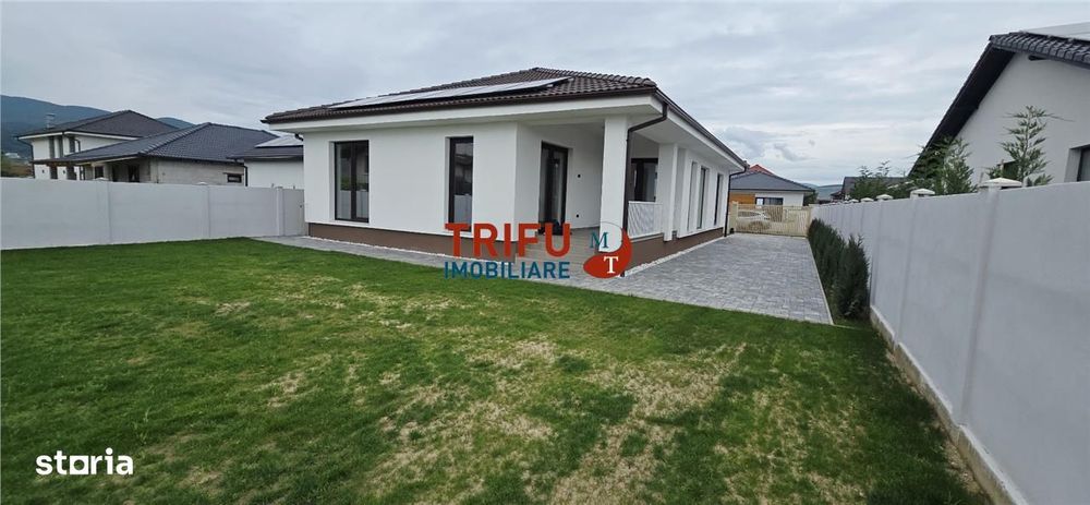 Casă individuală modernă la cheie, 4 camere, panouri solare 6kW – Zona