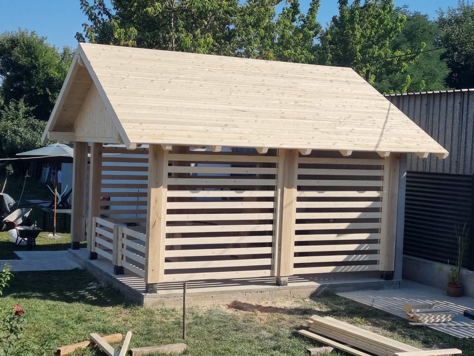 Foișoare și Pergole din Lemn la Comandă – Preț: 150€ - 160€ / mp