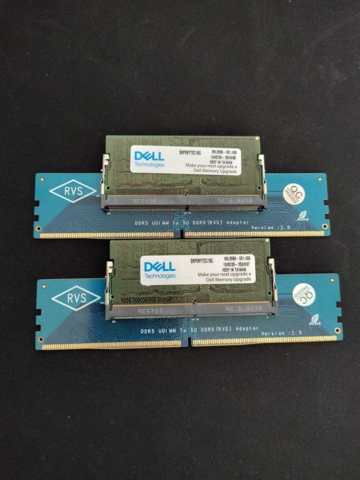 Kit RAM DDR5 32GB (2x16GB) 4800MHz SODIMM, cu adaptoare UDIMM