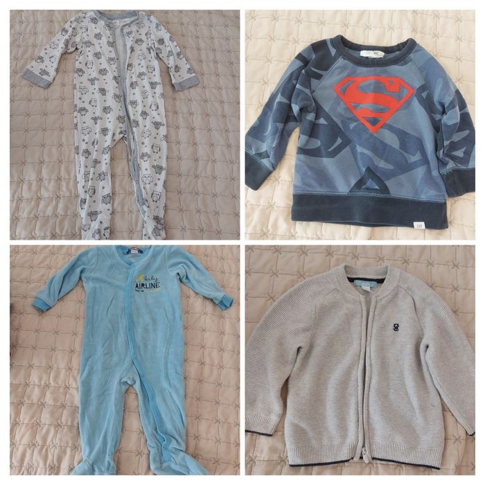 Лот бебешки дрехи 6-9 мес, 9-12 мес-Ralph Laurent, H&M,Zara,Gap,Obaibi