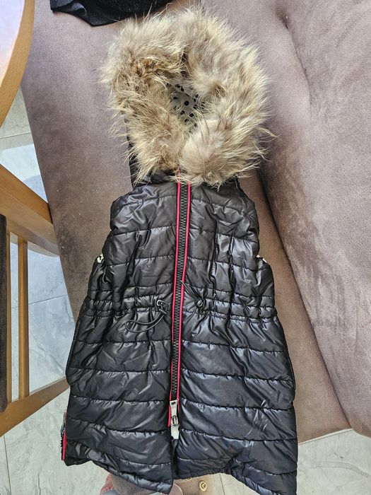 Нов кокетен елек с естествен пух размер 122