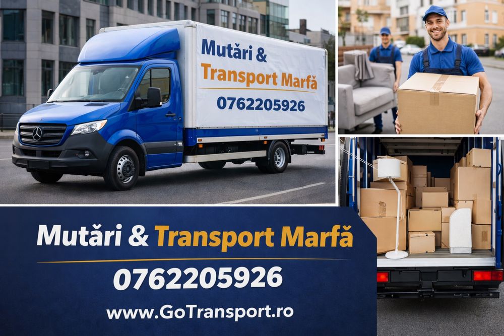 Transport marfa mobila bagaje debarasare mobila vechie Mutari relocari Duba cub prelata Bucuresti ilfov tara rapid ieftin non-stop marfa paletizata