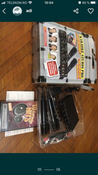 Set Karaoke microfon copii