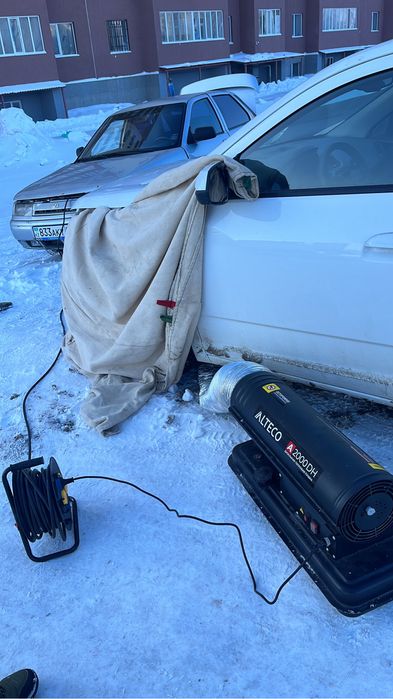 Отогрев авто