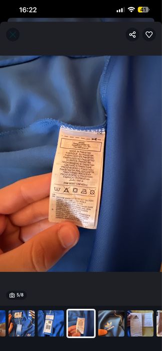 hanorac cu fermoar adidas nou cu eticheta si bon fiscal