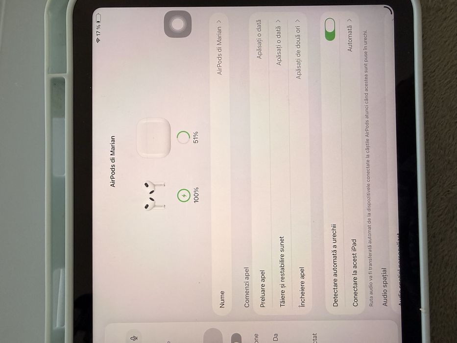 Casti Apple AirPods 3 cu sunet spatial