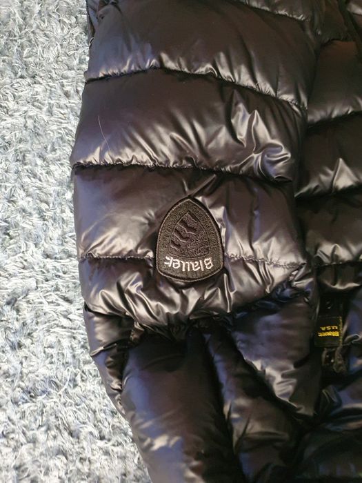 Geaca puffer blauer usa