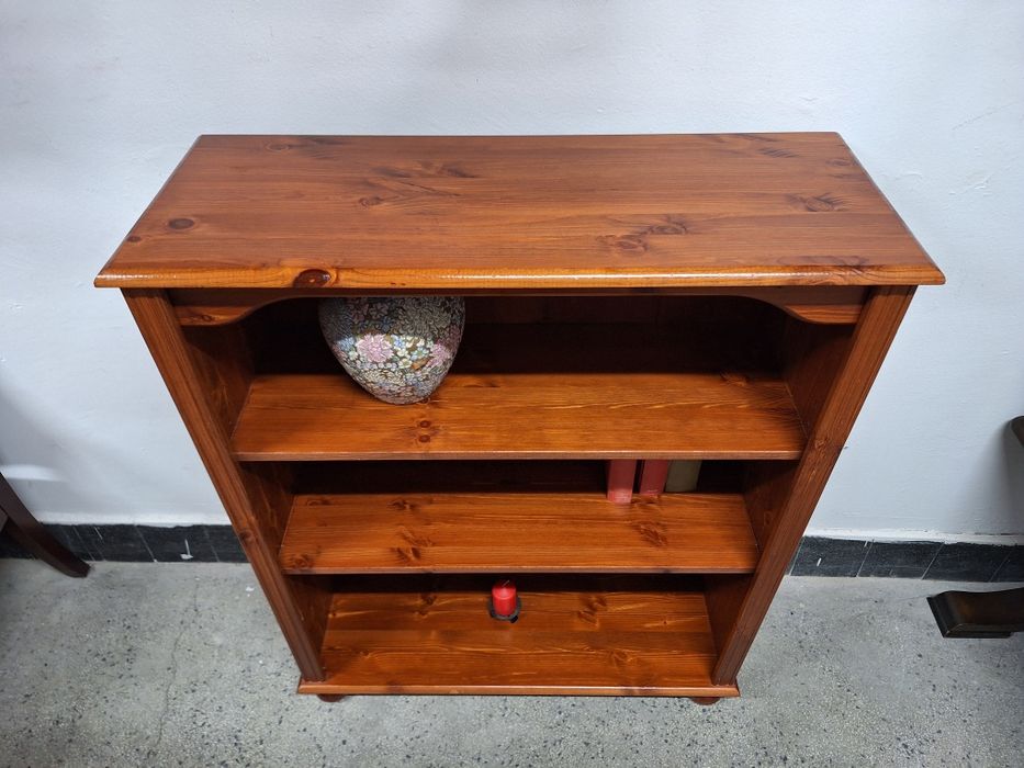 Винтидж библиотека от масивна дървесина