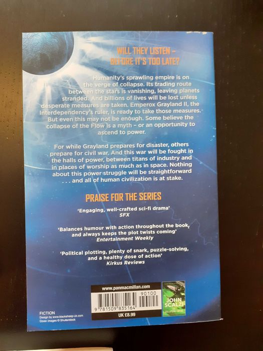 John Scalzi - seria sci-fi Interdependency (lb. engleză, noi)