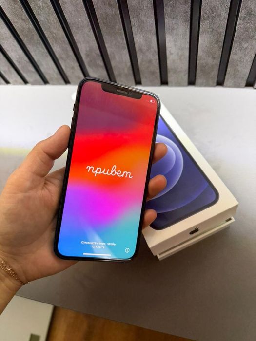 iPhone 12, в хорошем состоянии, аккумулятор 76%, имеется коробка,
