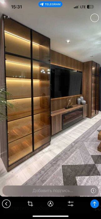 501-004. Мебель на заказ -Мебель для гостиной