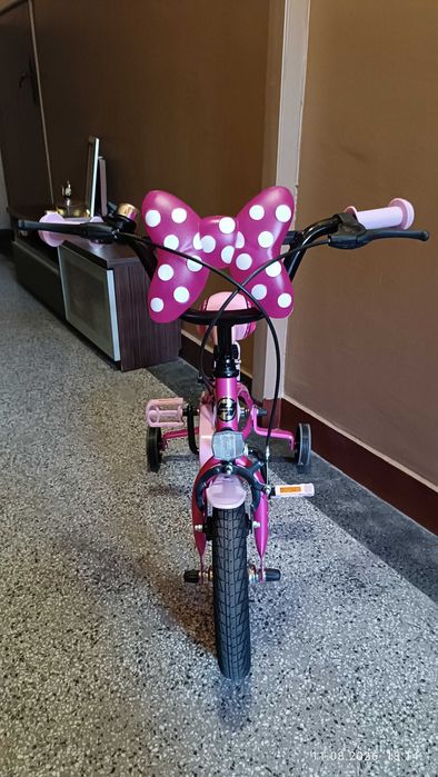 Детски велосипед Huffy Disney Minnie Mouse, 12" колела, розов.