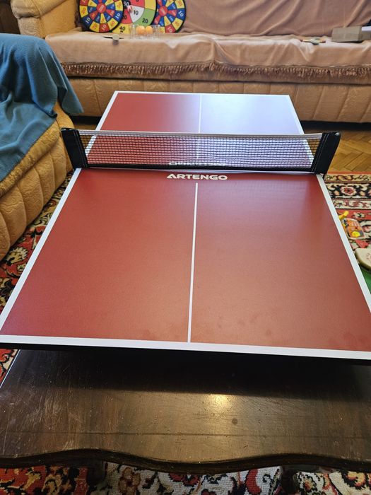 Mini masa de tenis ping pong Decathlon ARTENGO 700F rosie noua pliabil