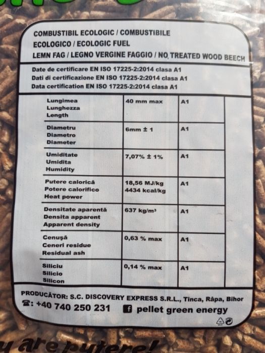 Peleti, pellets de vanzare