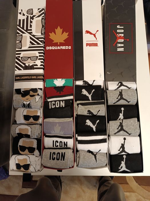 Șosete lungi diferite firme