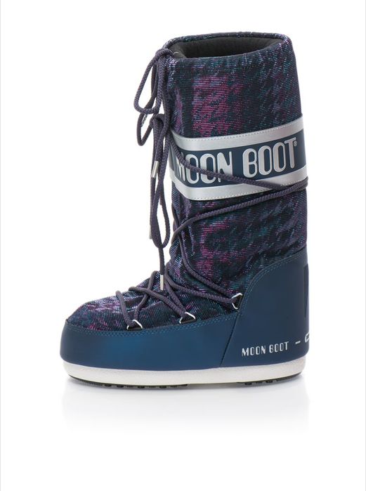 Moon Boot - Apreschiuri cu insertii de fire stralucitoare, Multicolor