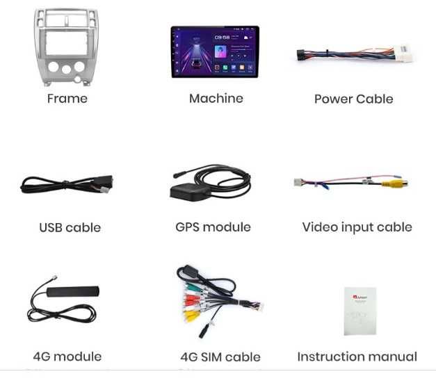 Мултимедия 10" Android 12 за Hyundai Tucson навигация GPS RDS DSP