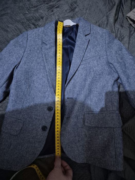 Costum albastru h&m baiat marime 116