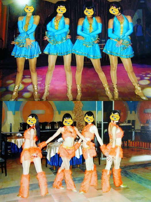 Продаются костюмы для шоу балета или танцевального коллектива.