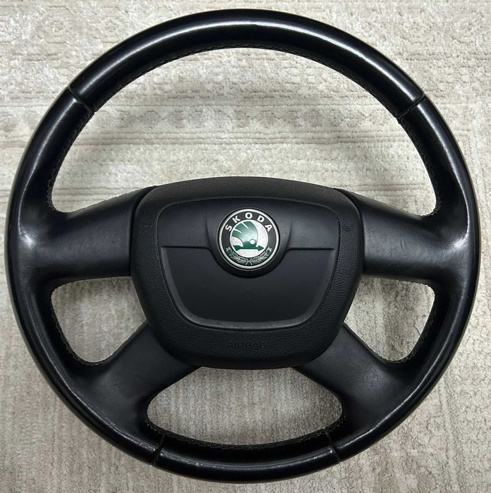 Volan Skoda Piele Superb/Octavia/Fabia/Roomster/Yeti