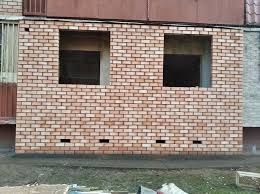 кладка балкона кирпичом