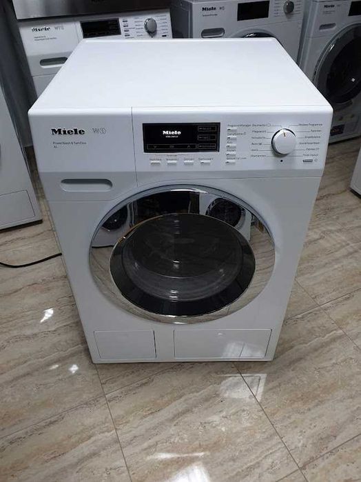 9кг - Miele - Пара - TwinDos - Подсветка - Пералня Миеле 12м Гаранция