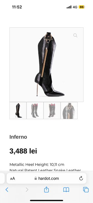 Cizme hardot masura 37, noi