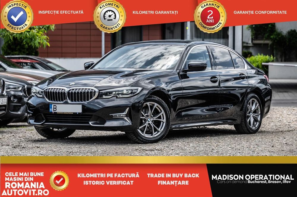 BMW Seria 3 19.420e+TVA xDrive Led Scaune sport maro Ambientale