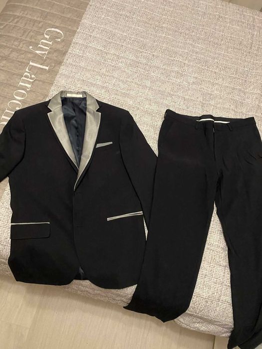 Мъжки официален костюм DESIZO MONNI (сако и панталон), размер 52 / М