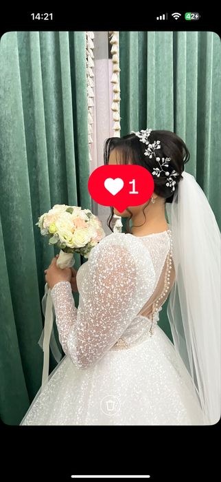 Свадебное платье б/у
