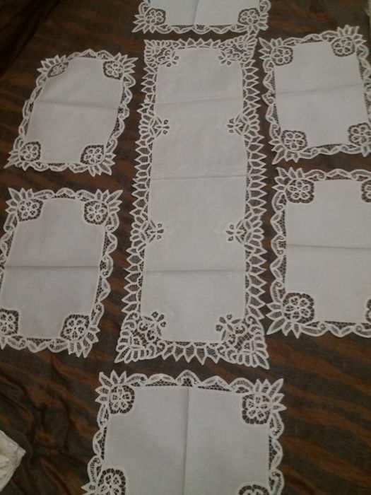 Салфетки.Баттенбергское кружево.Бельгия.Ручная работа.100%хлопок.новые