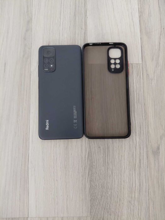 Телефон Redmi Note 11 128GB/6GB RAM + калъф