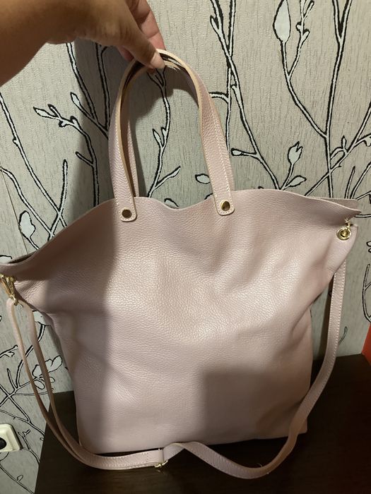 Дамска чанта естествена кожа