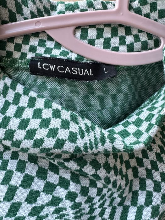 Дамска блуза / кроп топ с полуполо LCW Casual