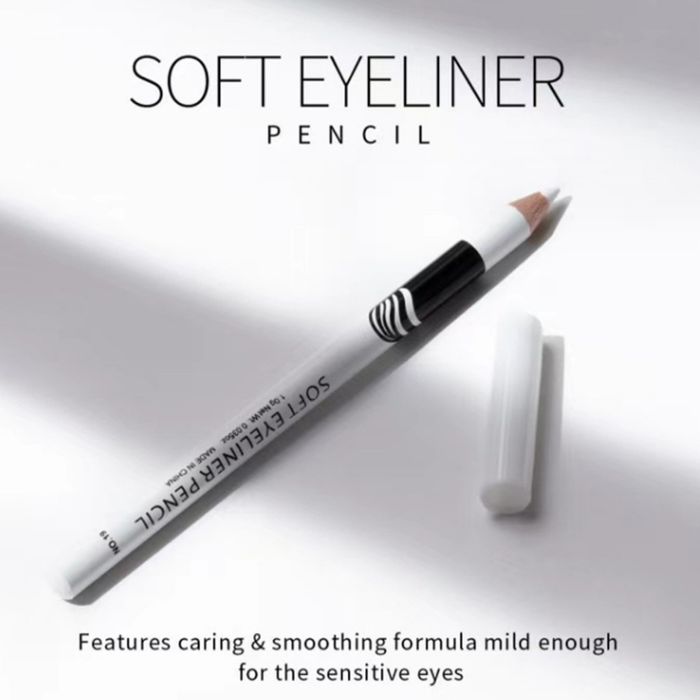 Creion de ochi MN Soft Eyeliner alb 2 buc.