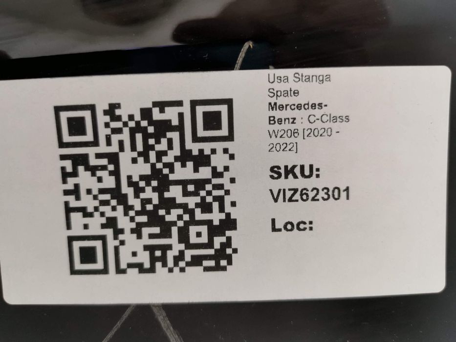 Врата ляв заден Мерцедес-Бенц Ц-Клас / Mercedes-Benz C-Class W206 [ -