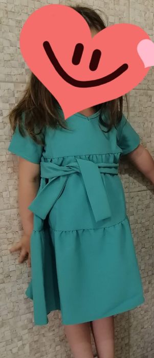 Rochițe mamă fiică, mamă mărime M, fetiță mărime 3-4 ani