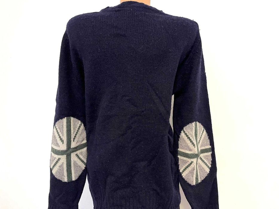 Pulover albastru inchis Fred Perry – lână, mărimea S