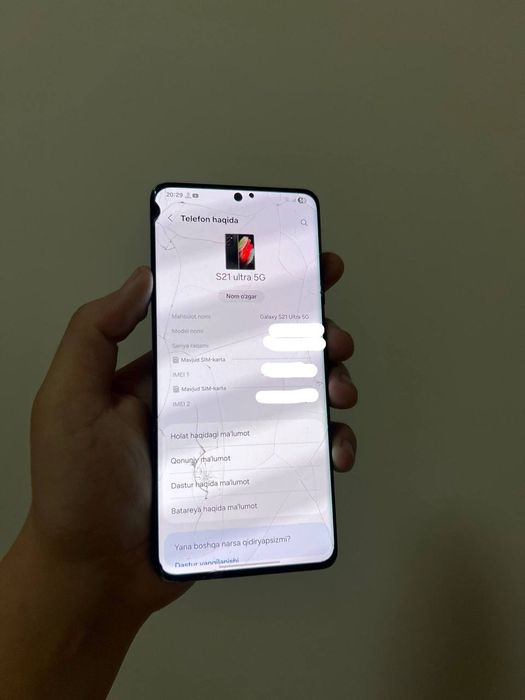 S 21 ultra 5g aybi rasmda