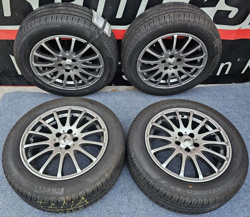 JanteAliaj 16''5x100-Toyota+CauciucuriDeVara/AnvelopeDeVara205-55-16''