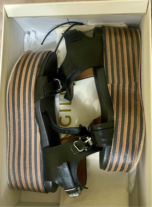 Ingiliz сандали висока платформа