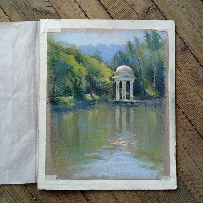 Картина пастелью.