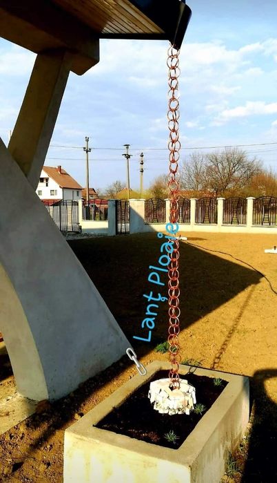 Lanț Zale Simple Cupru Lant Ploaie Jgheab Burlan Uluc